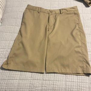 Boys Nike Golf Khaki Shorts